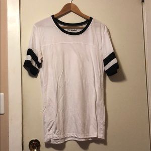 Stranded jersey tee